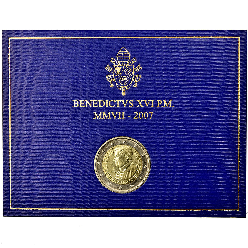 Watykan, 2 Euro, Benoit XVI - 80ème anniversaire, 2007, ND