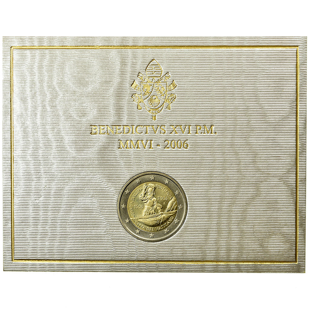 Vatican, 2 Euro, 500 ans de la Garde Suisse Pontificale, 2006
