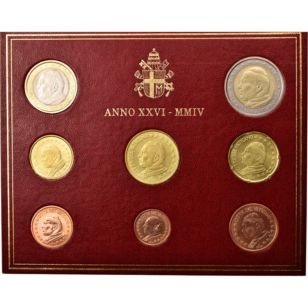 Watykan, Set, Jean-Paul II, 2004, Rome, MS(65-70), ND