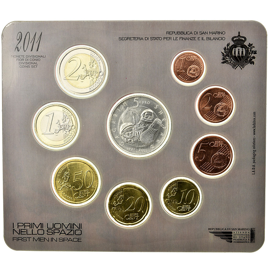 San Marino, Set, Premier homme dans l'espace, 2011, Sin información