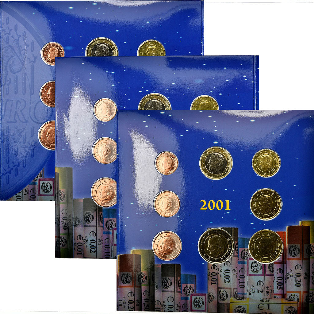 België, Set, 1999 - 2000 - 2001, FDC, n.v.t.