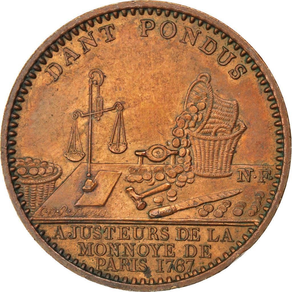 France, Token, Trades, Business & industry, AU(50-53), Bronze
