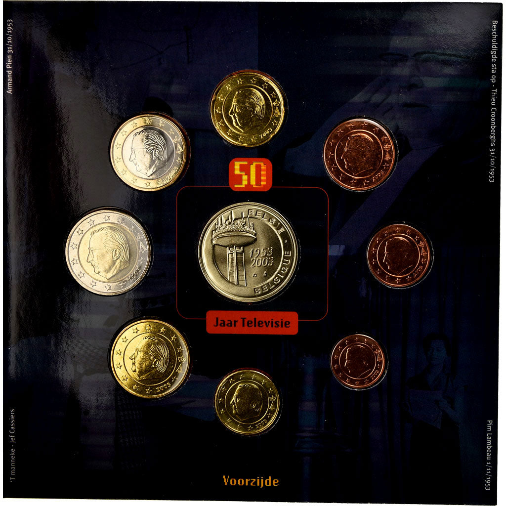 Belgique, Set, 50 ans de la télévision, 2003