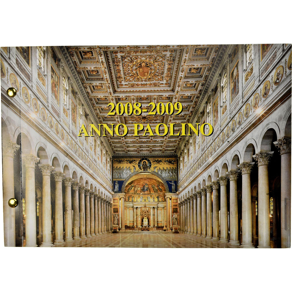 Vaticano, 2 Euro, Année Saint Paul, 2008- 2009, Enveloppe philatélique