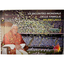 Vatikan, 2 Euro, 7ème rencontre mondiale de la Famille, 2012, Enveloppe