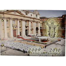 Vaticano, 2 Euro, Année sacerdotale, 2009 - 2010, Enveloppe philatélique
