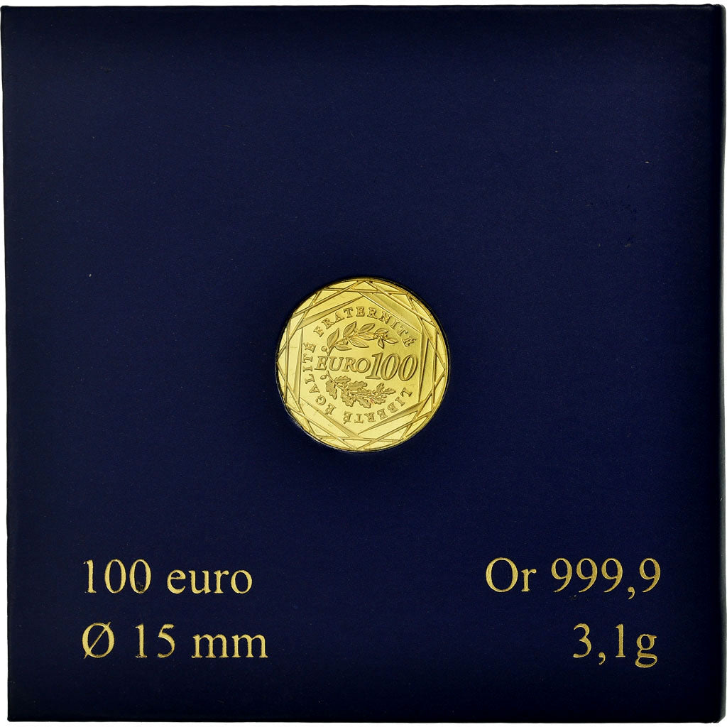 Frankrijk, 100 Euro, 2010, FDC, Goud, Gadoury:EU401, KM:1536