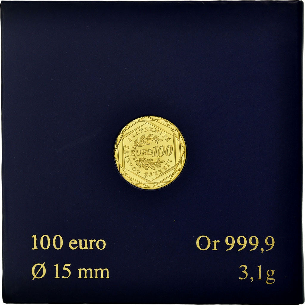 France, 100 Euro, 2009, MS(65-70), Gold, KM:1536