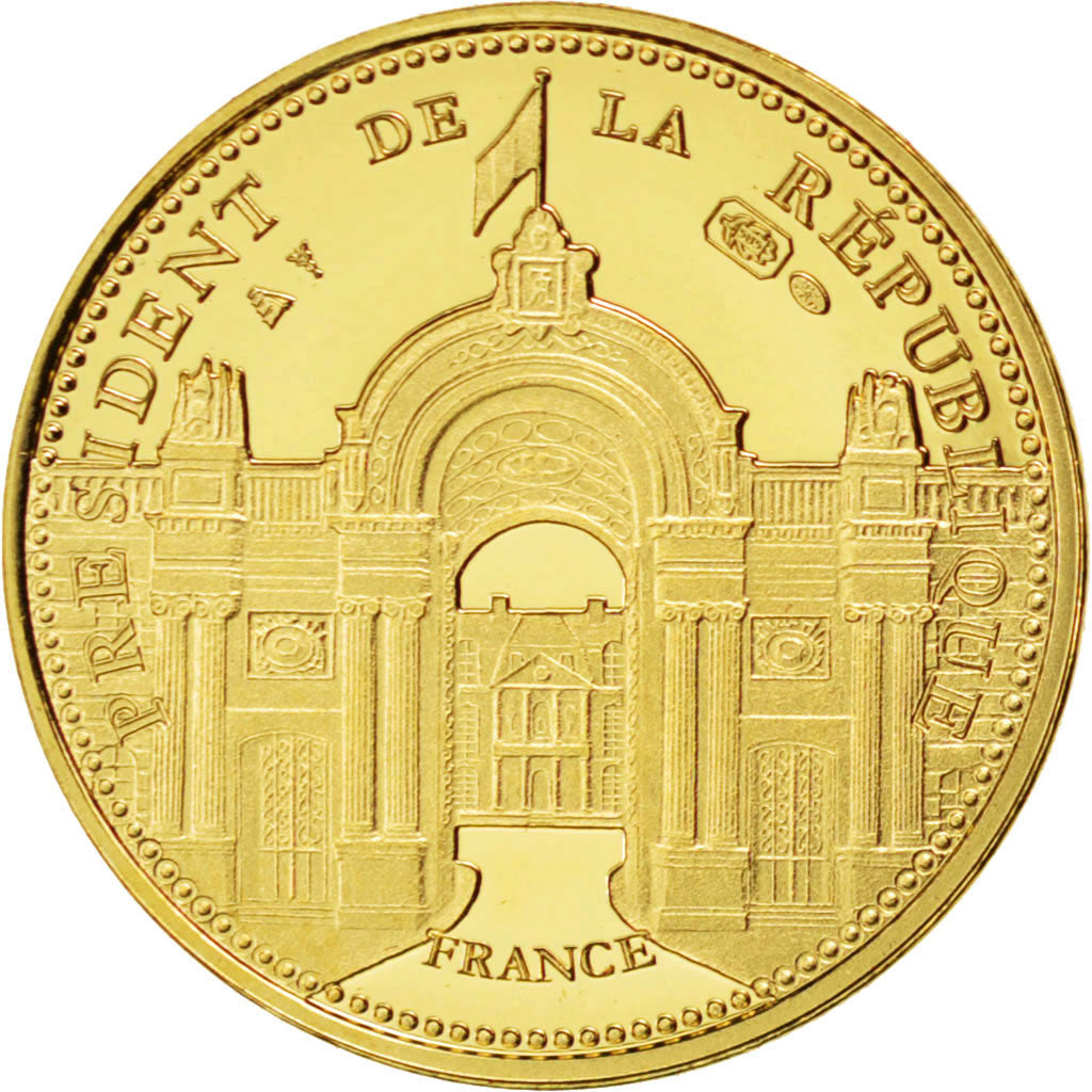 France, Medal, The Fifth Republic, Politics, Society, War, MS(65-70), Gold