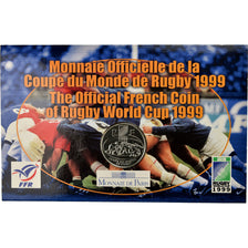 Coin, France, Franc, 1999, Paris, Rugby, MS(65-70), Silver, KM:1291