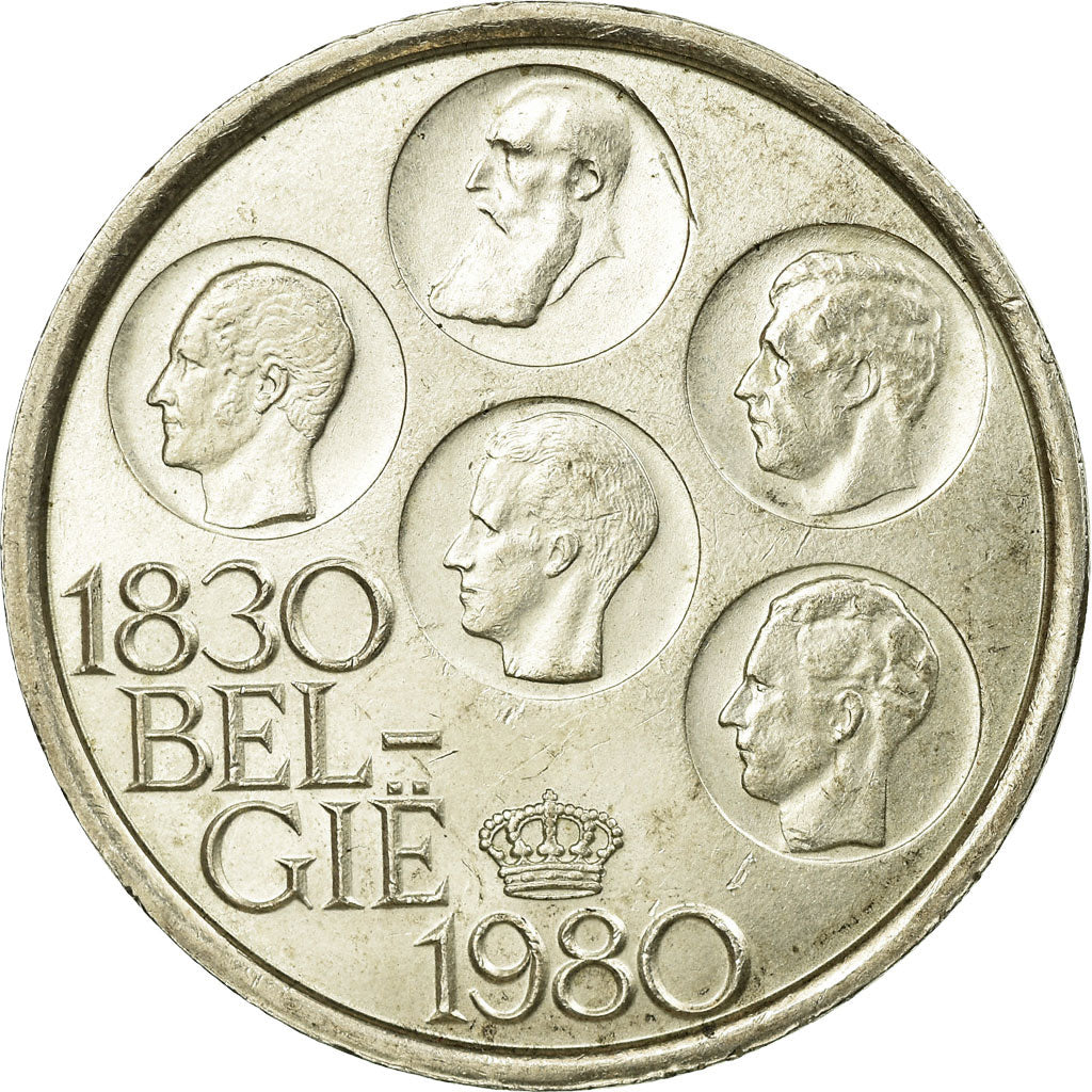 Munten, België, 500 Francs, 500 Frank, 1980, Brussels, ZF, Silver Clad