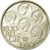 Munten, België, 500 Francs, 500 Frank, 1980, Brussels, ZF, Silver Clad