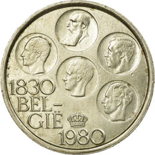 Coin, Belgium, 500 Francs, 500 Frank, 1980, Brussels, EF(40-45), Silver Clad