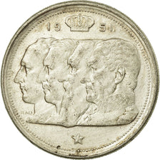 Monnaie, Belgique, 100 Francs, 100 Frank, 1951, TB+, Argent, KM:139.1