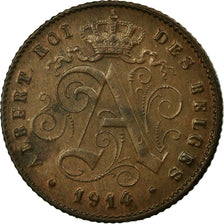 Moneta, Belgia, Centime, 1914, EF(40-45), Miedź, KM:76