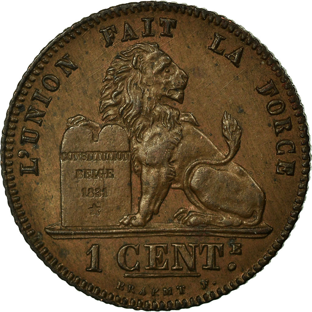 Coin, Belgium, Centime, 1914, EF(40-45), Copper, KM:76