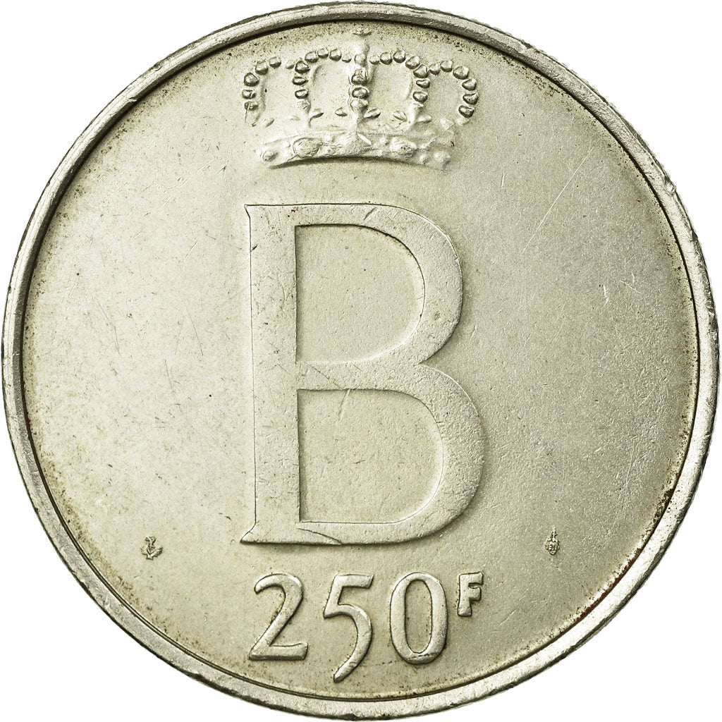 Coin, Belgium, 250 Francs, 250 Frank, 1976, Brussels, AU(55-58), Silver