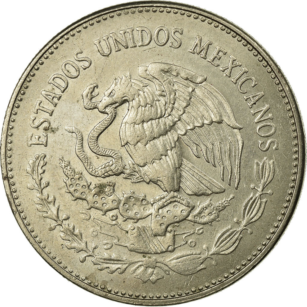Coin, Mexico, 50 Pesos, 1982, Mexico City, EF(40-45), Copper-nickel, KM:490