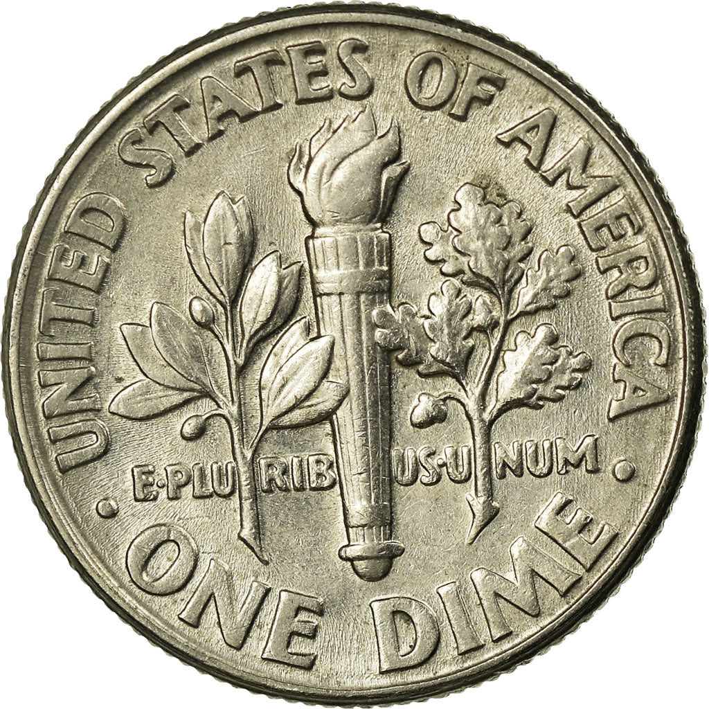 Coin, United States, Roosevelt Dime, Dime, 1993, U.S. Mint, Denver, EF(40-45)