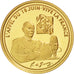 FRANCE, History, French Fifth Republic, Medal, MS(65-70), Gold, 18, 2.00
