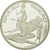 Moeda, França, Slalom Moderne, 100 Francs, 1990, MS(65-70), Prata, KM:984
