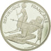 Moeda, França, Slalom Moderne, 100 Francs, 1990, MS(65-70), Prata, KM:984