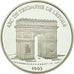 Coin, France, Arc de Triomphe, 100 Francs-15 Ecus, 1993, MS(65-70), Silver