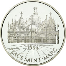 Coin, France, Place Saint-Marc, 100 Francs-15 Ecus, 1994, MS(65-70), Silver