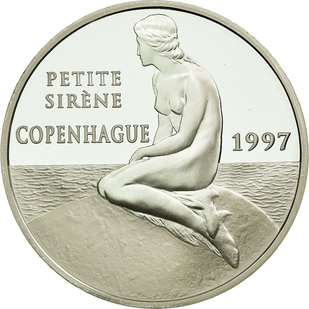 Munten, Frankrijk, La petite sirène de Copenhague, 100 Francs-15 Euro, 1997