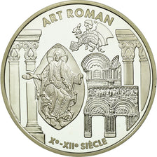 Monnaie, France, Europa - L'art roman, 6.55957 Francs, 1999, Paris, FDC, Argent