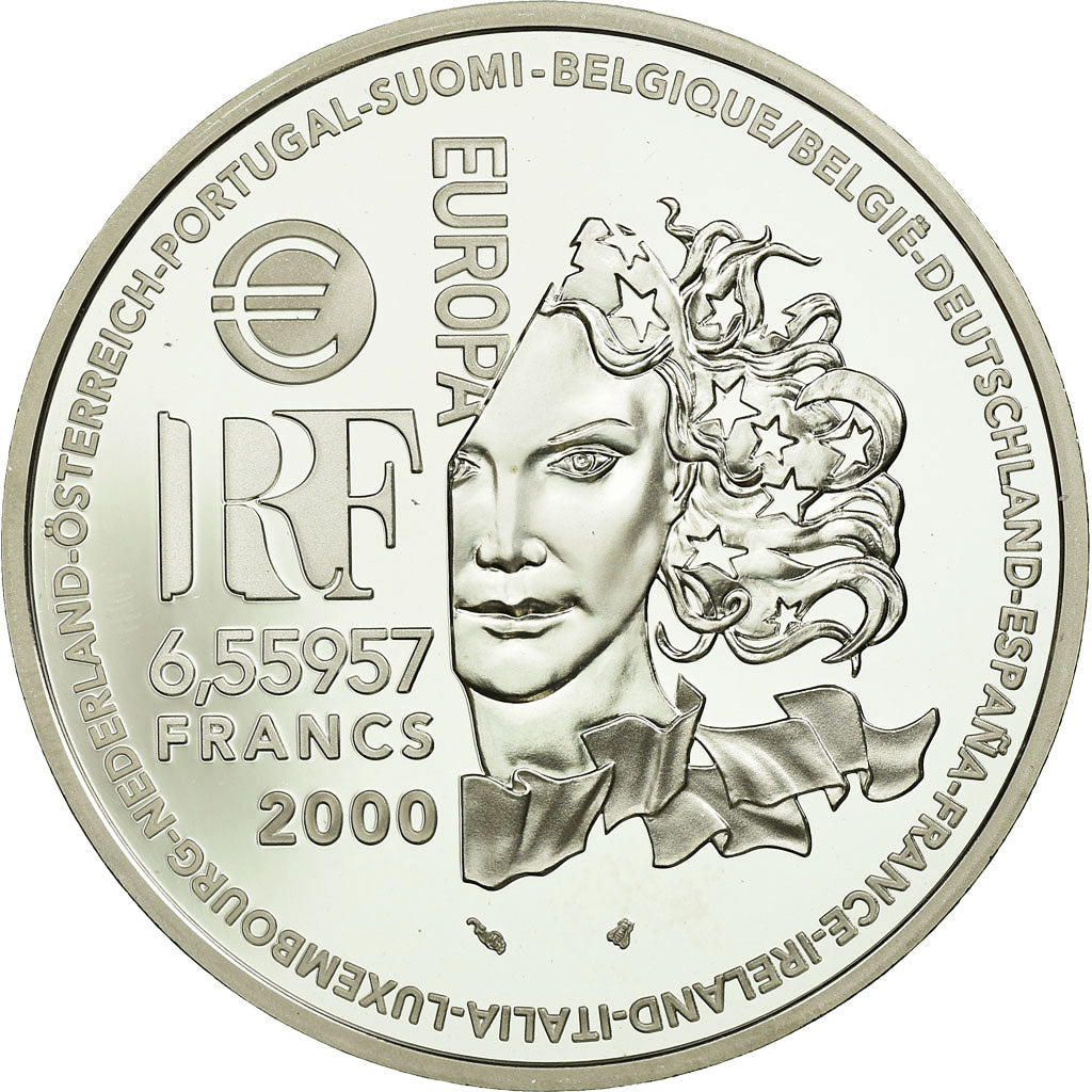 Münze, Frankreich, Europa - L'art classique et baroque, 6.55957 Francs, 2000