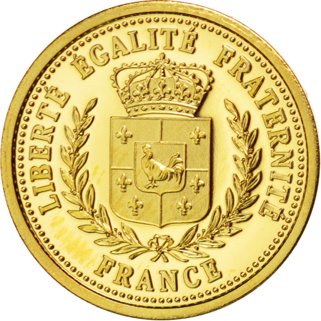 Frankrijk, Medaille, The Fifth Republic, Abbé Pierre, Society, 2007, FDC, Goud