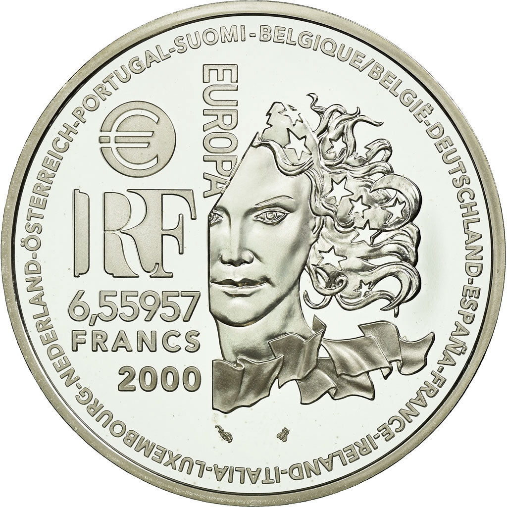 Coin, France, Europa - L'art moderne, 6.55957 Francs, 2000, Paris, MS(65-70)