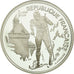 Coin, France, Ski De Fond, 100 Francs, 1991, MS(65-70), Silver, KM:994