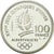 Moeda, França, Saut à Ski, 100 Francs, 1991, MS(65-70), Prata, KM:995