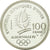 Moeda, França, Slalom Moderne, 100 Francs, 1990, MS(65-70), Prata, KM:984