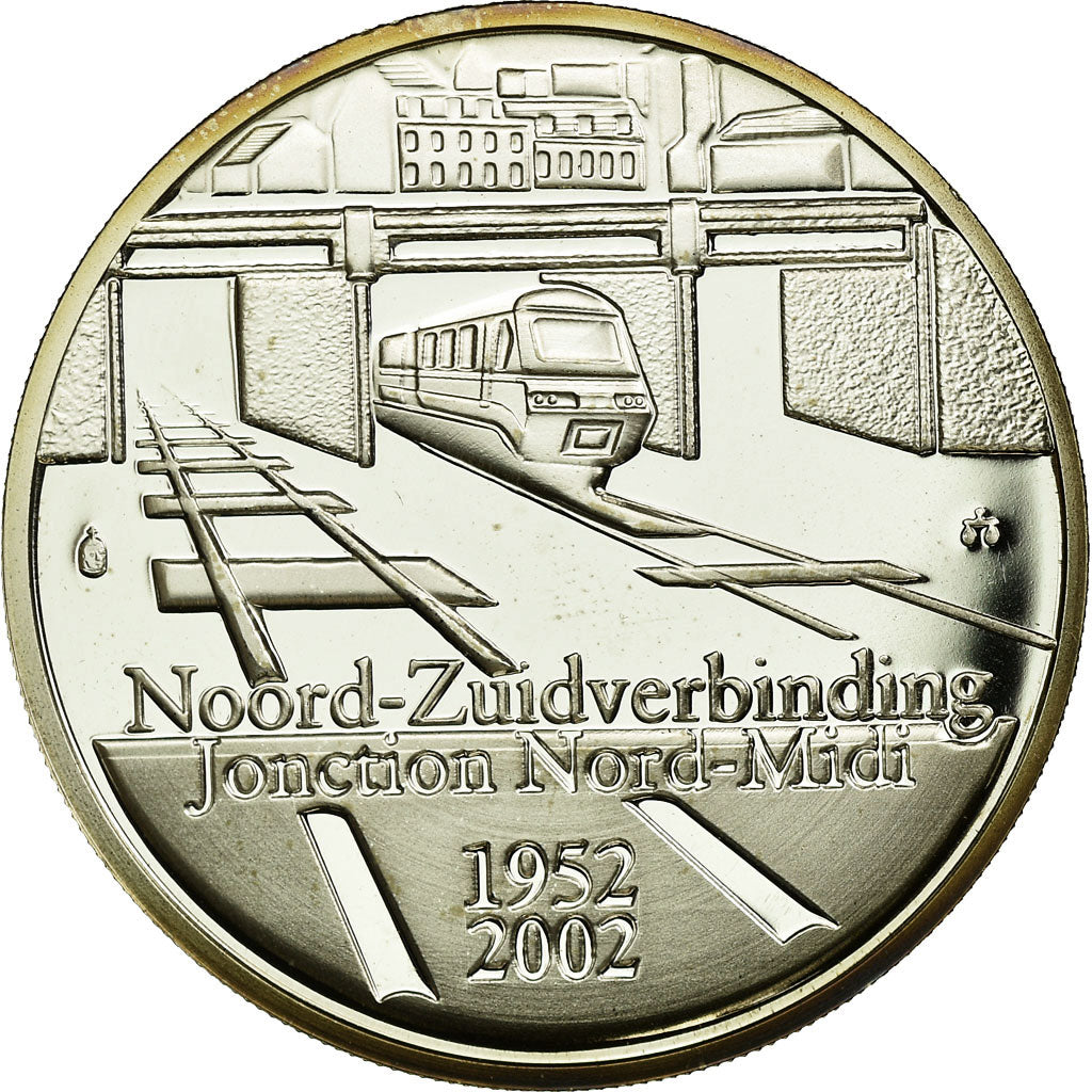 Belgium, 10 Euro, 2002, AU(55-58), Silver, KM:233