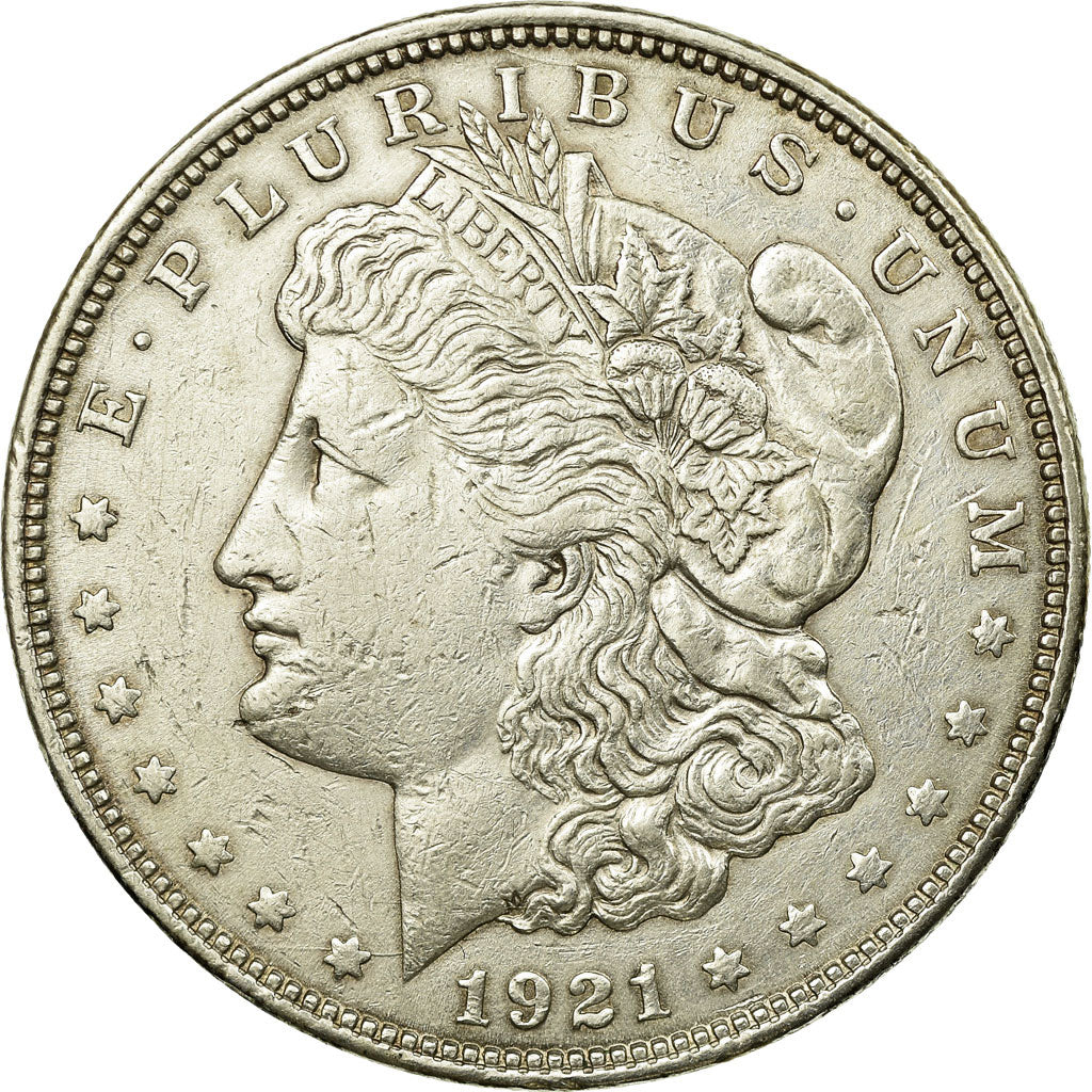 Moneta, Stati Uniti, Morgan Dollar, Dollar, 1921, U.S. Mint, Philadelphia, BB