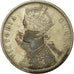 Coin, INDIA-BRITISH, Victoria, Rupee, 1875, VF(30-35), Silver, KM:473.2