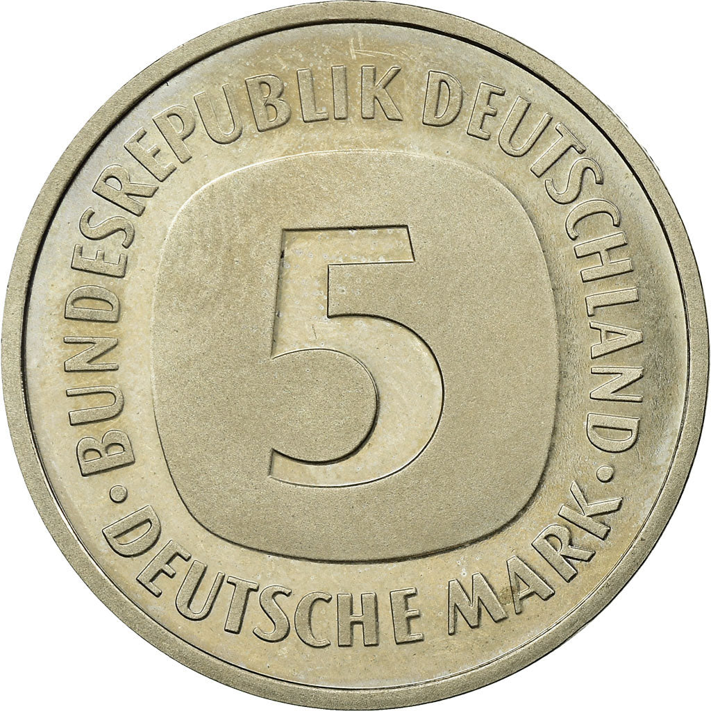 Monnaie, République fédérale allemande, 5 Mark, 1979, Hamburg, SUP
