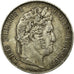 Monnaie, France, Louis-Philippe, 5 Francs, 1845, Strasbourg, TB+, Argent