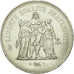 Coin, France, Hercule, 50 Francs, 1975, Paris, EF(40-45), Silver, KM:941.1