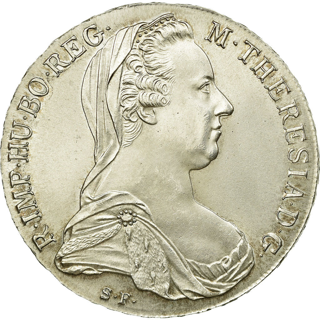 Coin, Austria, Joseph II, Thaler, 1780, Official restrike, MS(63), Silver, KM:T1