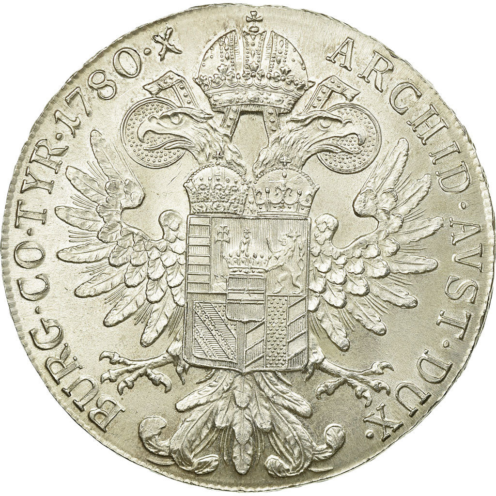 Coin, Austria, Joseph II, Thaler, 1780, Official restrike, MS(63), Silver, KM:T1