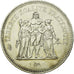 Coin, France, Hercule, 50 Francs, 1975, Paris, EF(40-45), Silver, KM:941.1