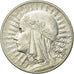 Coin, Poland, 10 Zlotych, 1933, Warsaw, AU(55-58), Silver, KM:22