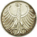 Coin, GERMANY - FEDERAL REPUBLIC, 5 Mark, 1966, Stuttgart, EF(40-45), Silver