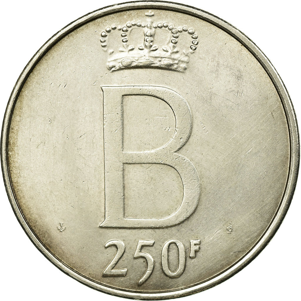 Coin, Belgium, 250 Francs, 250 Frank, 1951, Brussels, EF(40-45), Silver