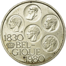 Coin, Belgium, 500 Francs, 500 Frank, 1980, Brussels, EF(40-45), Silver Clad