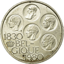 Moneda, Bélgica, 500 Francs, 500 Frank, 1980, Brussels, MBC, Plata recubierta